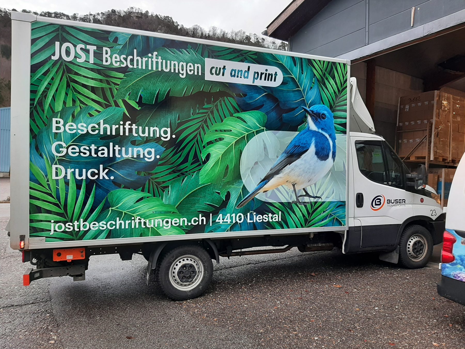 New beauty on the road! | JOST Beschriftungen Liestal