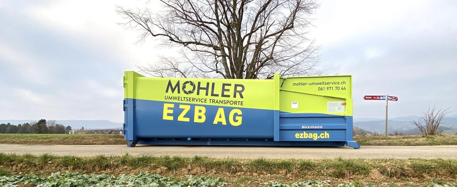 EZB AG / Mohler Umweltservice Transporte | JOST Beschriftungen Liestal