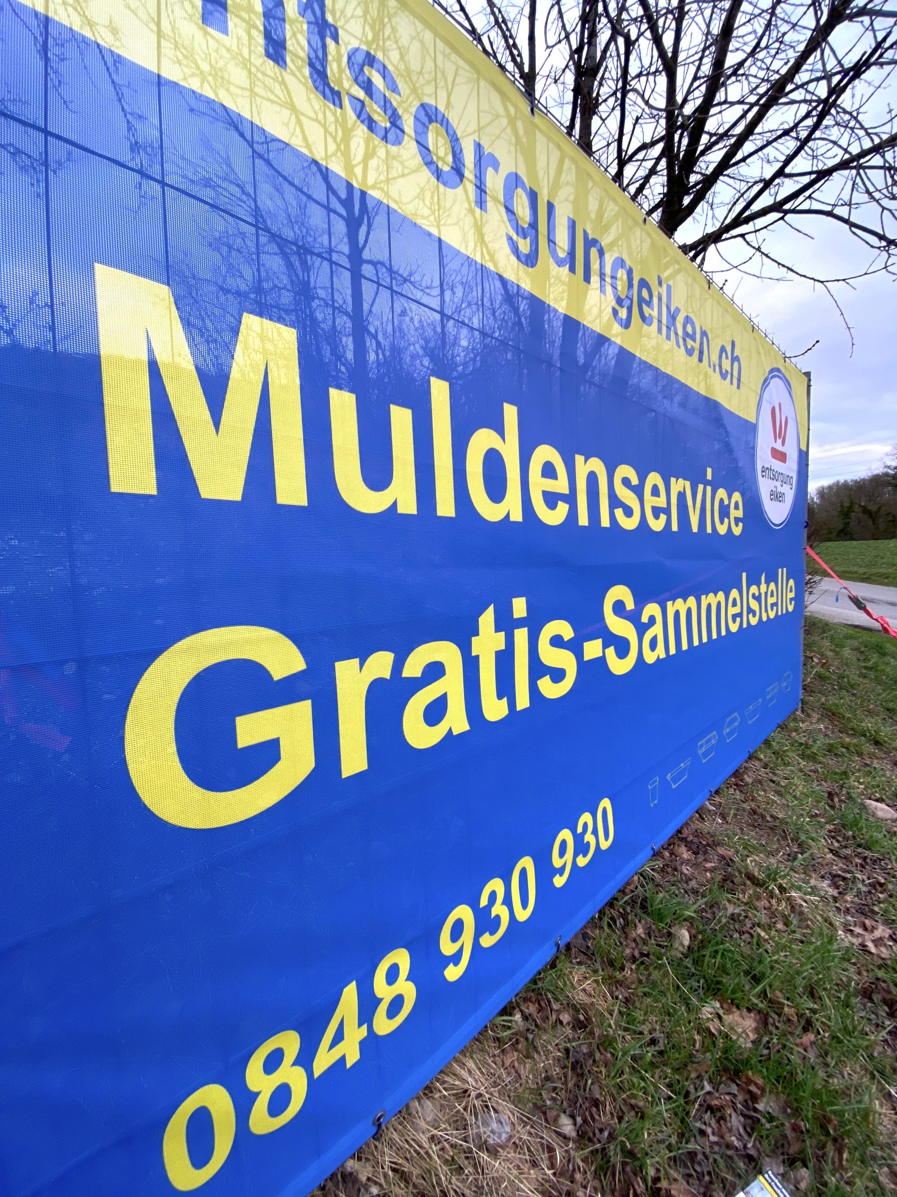 Mesh-Banner für grossflächige Werbung | JOST Beschriftungen Liestal